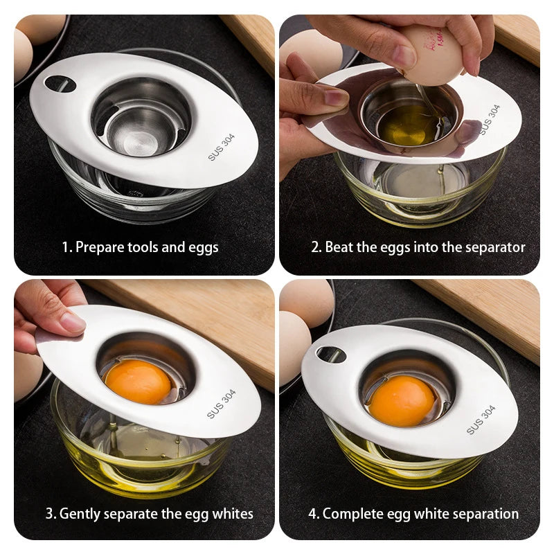Stainless Steel Egg White Separator