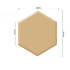 Hexagonal Self Adhesive Headboard