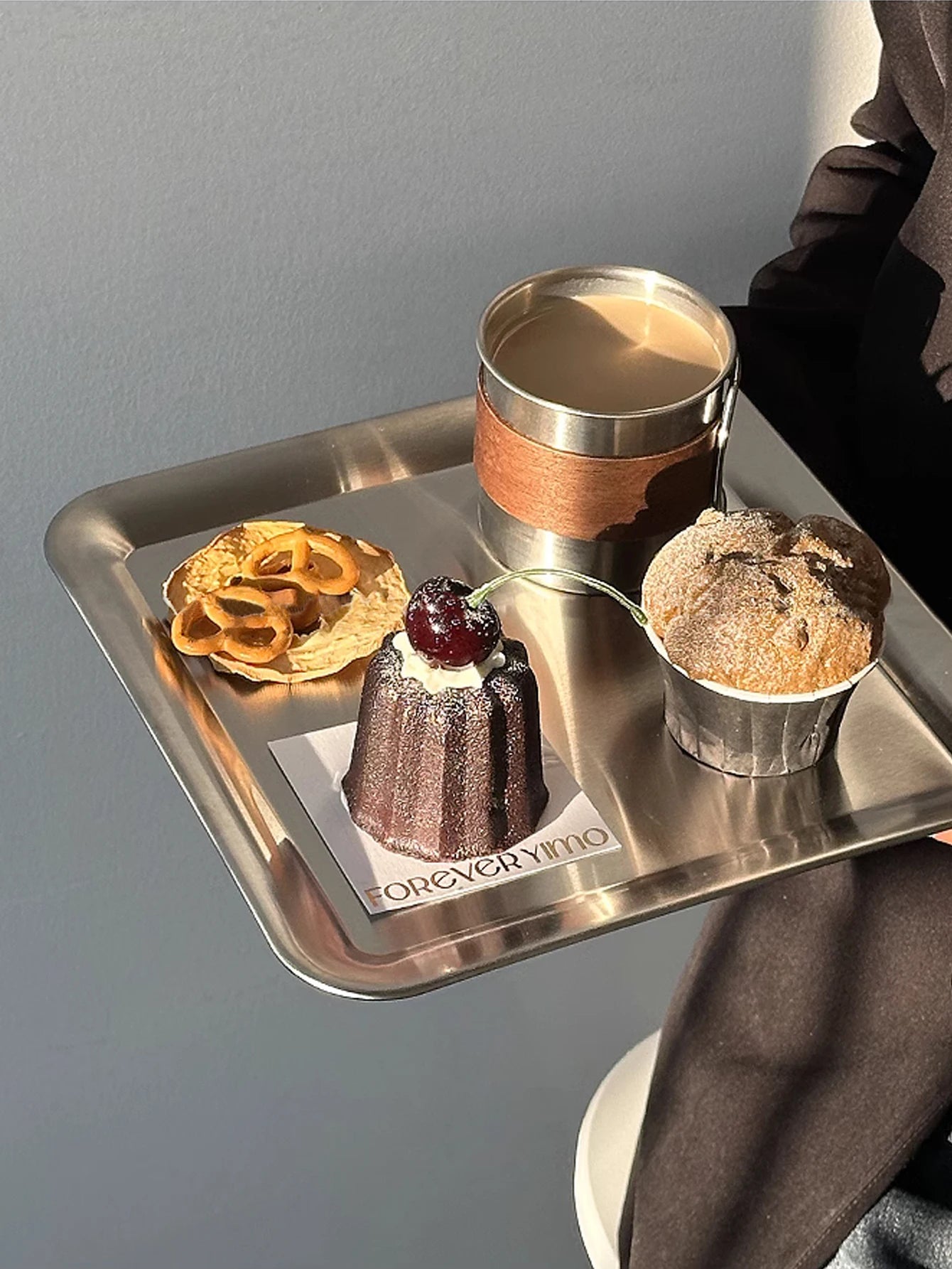 Sorelle Square Stainless Steel Tray