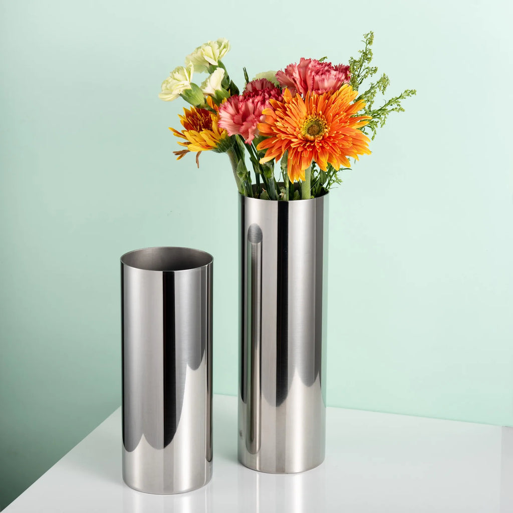 Hanae Stainless Steel Vase