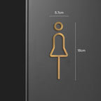 Nicohl Toilet Door Signs