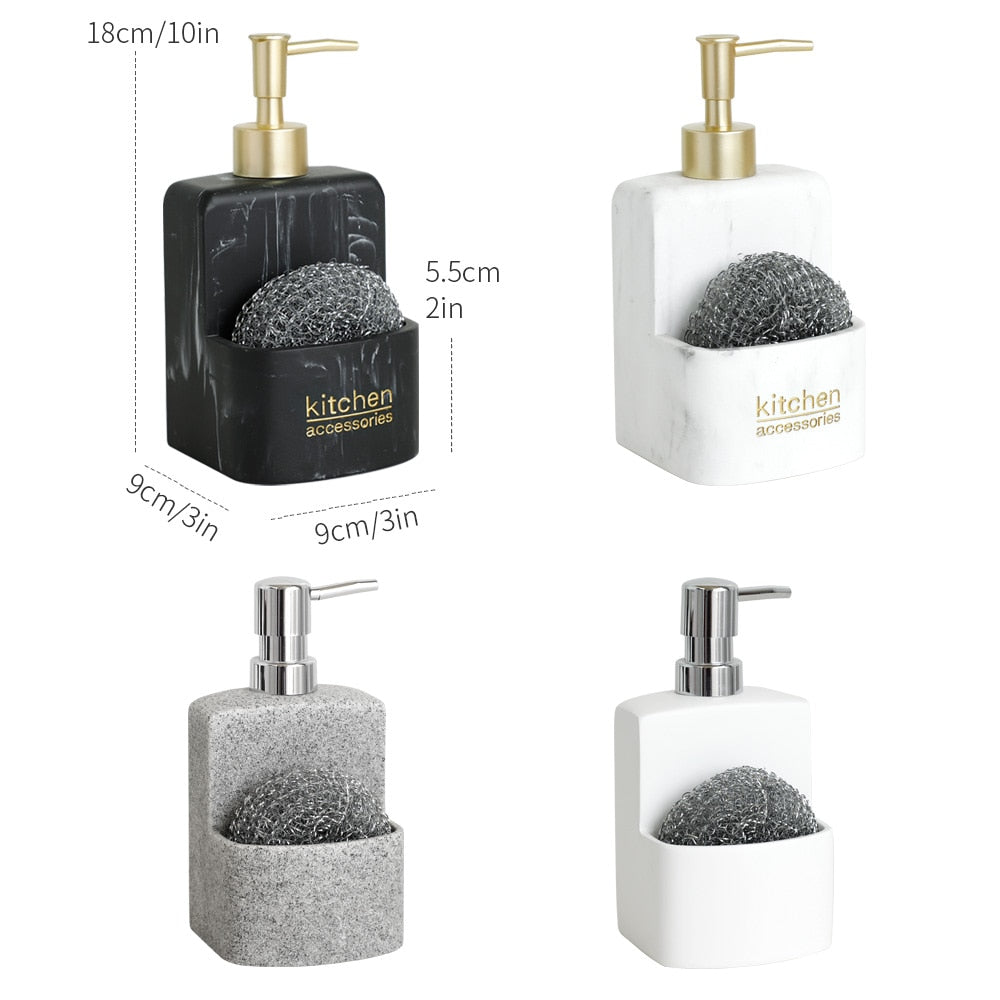 Koshe Soap Dispenser With Sponge Compartment