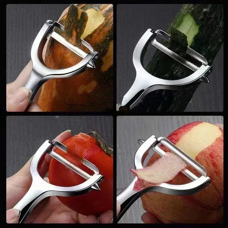 Flat Stainless Steel Peeler