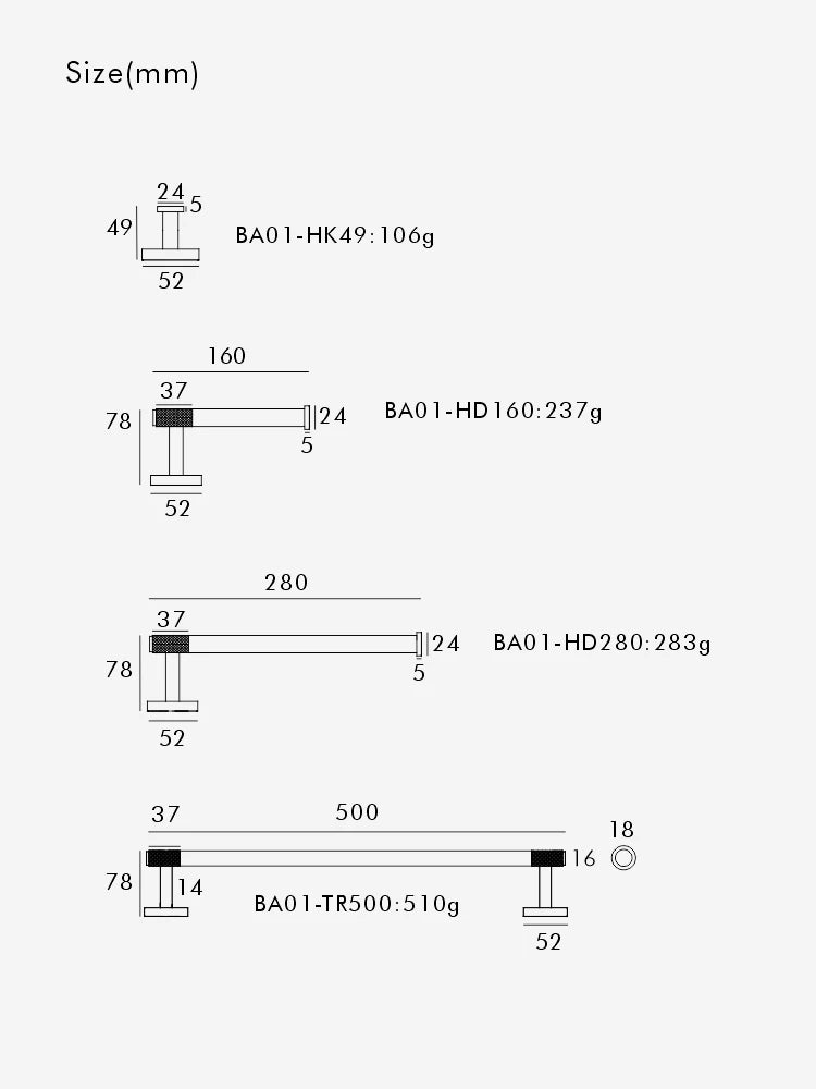 Jefferson Classic Wall Organisers
