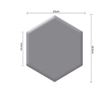 Hexagonal Self Adhesive Headboard