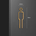 Nicohl Toilet Door Signs