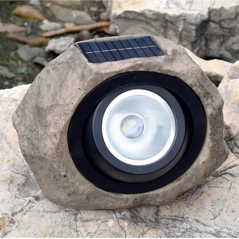 Stone Solar Outdoor Lighting