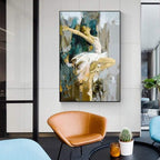 Shop 0 Sexy Ballerina Abstract Canvas Paintings on the Wall Art Posters And Prints Dancer Girl Canvas Art Pictures For Living Room Wall Mademoiselle Home Decor