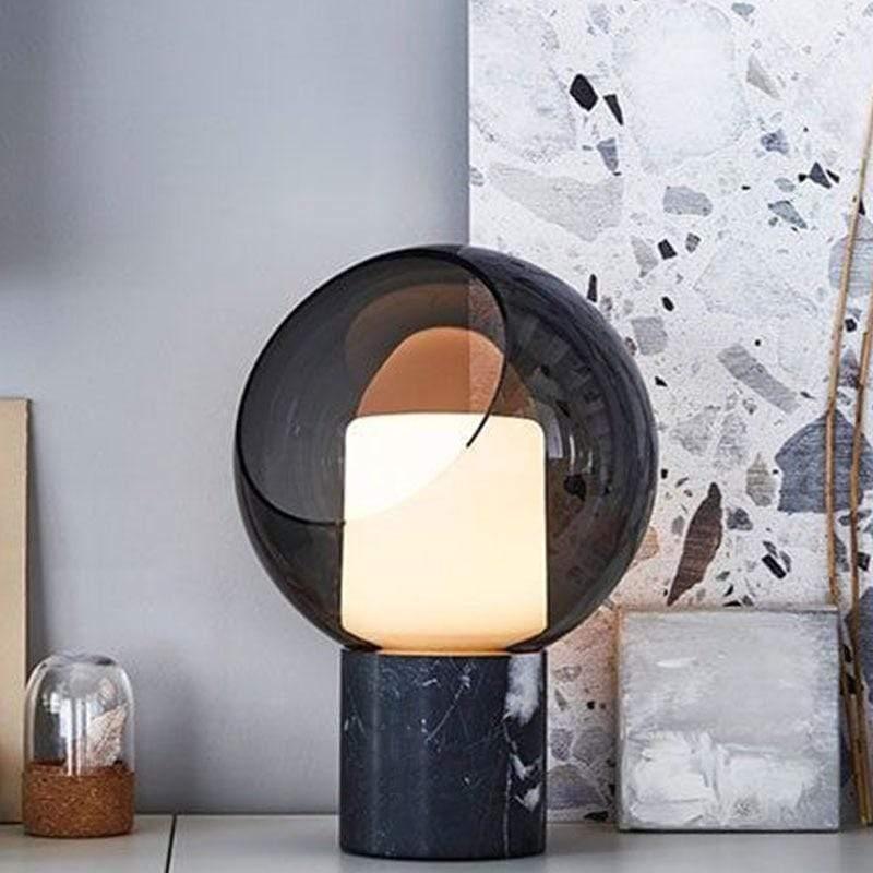 Shop 0 Nordic Glass Shade LED Table Lights Marble Desk Lamps Decoration Lamp  Bedroom Bedside Lighting Table Lamp Flexible Mademoiselle Home Decor