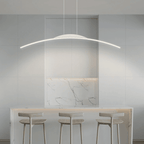 Shop 0 Dining Room Island LED Chandelier Modern Nordic Restaurant Simple Long Lighting Hanging Fixtures For Office Bar Coffee Art Lamps Mademoiselle Home Decor