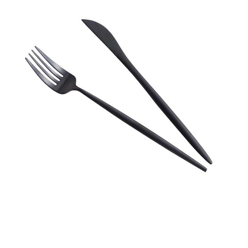 Shop 0 F Phnom Penh Ceramic Plate Western Steak Plate Dishes and plates sets Black matte scratch-resistant pendulum Fruit plate disc Mademoiselle Home Decor