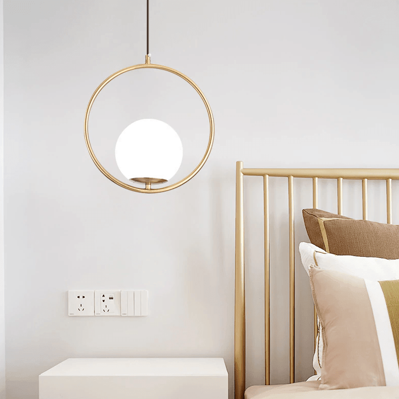 Shop 0 Glass Lampshade Pendant Lights Kitchen Island Dining Room Bedside Hanging Lamps For Ceiling Brass Modern Suspension Chandelier Mademoiselle Home Decor