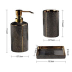 Shop 0 Armani Bathroom Accessories Set Mademoiselle Home Decor