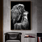 Shop 0 Black White Animals Art Lions Oil Painting Canvas Art Posters and Prints Wall Pictures for Living Room Home Wall Cuadros Decor Mademoiselle Home Decor