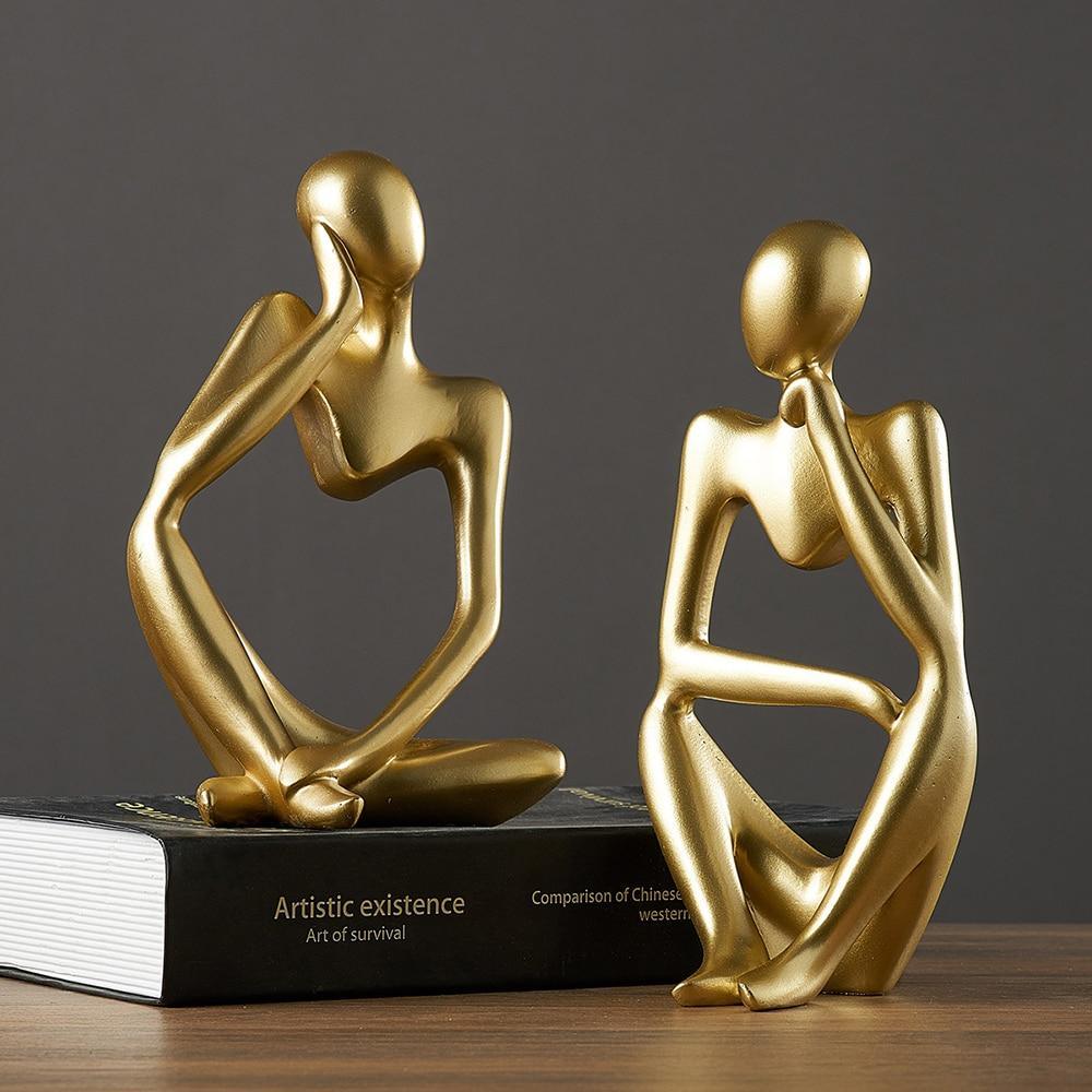 Shop 200042147 Atacama Golden Sculpture Mademoiselle Home Decor
