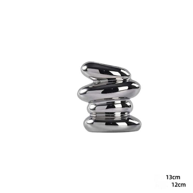 Shop 0 Space silver small Avalon Vase Mademoiselle Home Decor