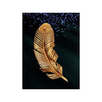 Shop 0 10x15cm 4x6inch / A Nordic Golden Luxury Canvas Painting Gold Leaf Plant Picture Home Decor Wall Art Green Posters and Prints for Living Room Design Mademoiselle Home Decor