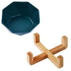 Shop 200003694 dark green with stand Baset Pet Bowl Mademoiselle Home Decor