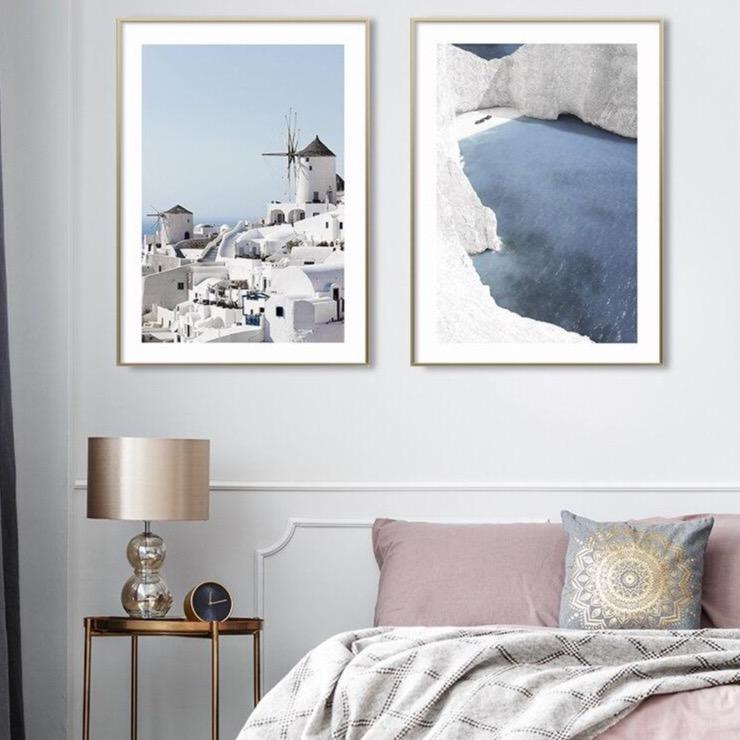 Shop 1704 Bleu Canvas Mademoiselle Home Decor