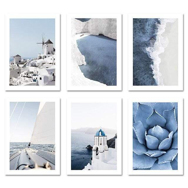 Shop 1704 Bleu Canvas Mademoiselle Home Decor