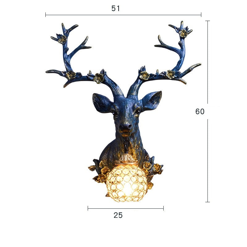 Percy Deer Wall Lighting