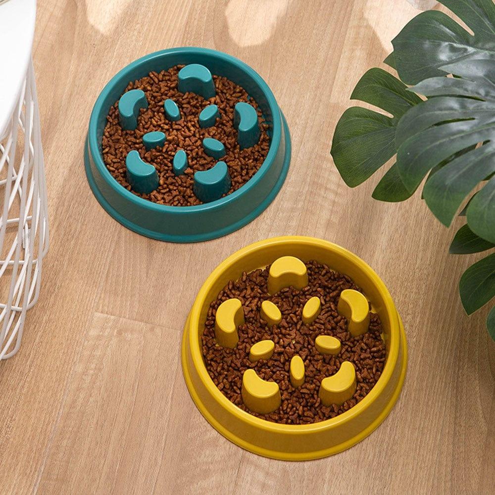 Shop 0 Pet Slow Food Bowl Small Dog Choke-proof Bowl Non-slip Slow Food Feeder Dog Rice Bowl Pet Supplies Available for Cats and Dogs Mademoiselle Home Decor