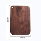 Shop 0 30x20 Black Walnut Wood Cutting Board Solid Wood Creative Whole Wood Bread Tray Fruit Chopping Board Kitchen Wooden Board kitchen tool Mademoiselle Home Decor