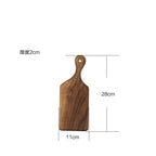 Shop 0 28x11 Black Walnut Wood Cutting Board Solid Wood Creative Whole Wood Bread Tray Fruit Chopping Board Kitchen Wooden Board kitchen tool Mademoiselle Home Decor
