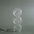 Shop 0 Clear  3bubble Canaria Glass Vases Mademoiselle Home Decor