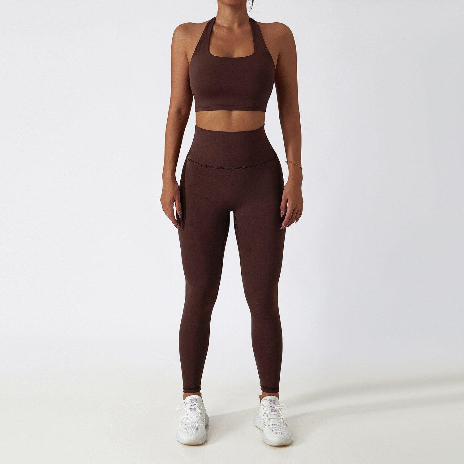 Shop 0 2 Piece Yoga Suits Yoga Clothes Women High Waist Leggings Zipper Long Sleeves Gym Workout Fitness Clothes Set Running Sportswear Mademoiselle Home Decor