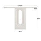 Shop 0 small white Dakota Table Mademoiselle Home Decor