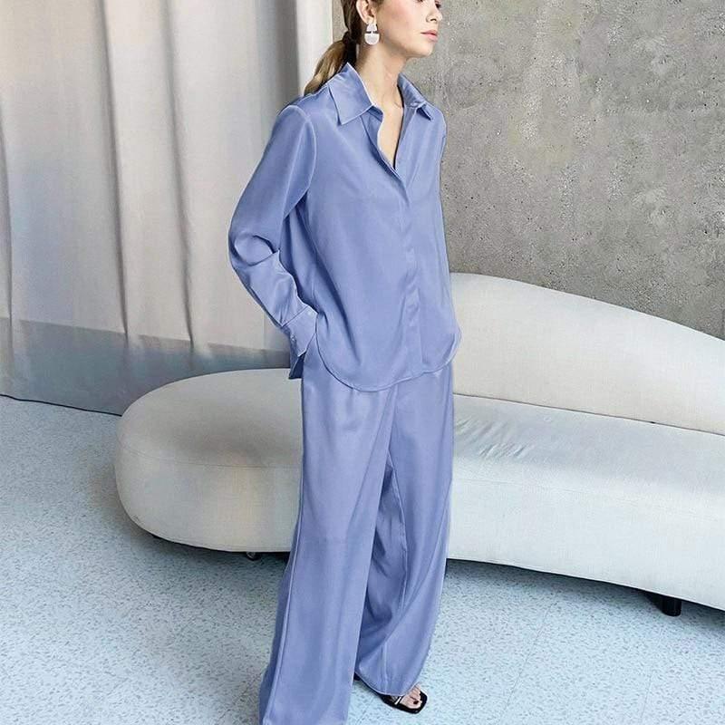 Shop 200001904 Blue / S Daniela Pjs Set Mademoiselle Home Decor