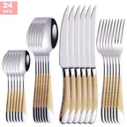 Shop 100003310 Gold For 6 People Devine Cutlery Set Mademoiselle Home Decor