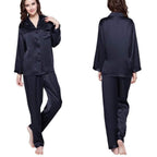 Shop 200001904 Navy Blue / s Dhalia Pjs Set Mademoiselle Home Decor