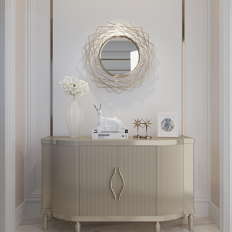 Shop 0 Big Wall Decorative Mirror Iron Mirror Home Decoration Wall Hanging Mirror Large Mirror Decoration Home Livingroom 89929313 Mademoiselle Home Decor