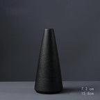 Shop 0 8 Black Ceramic Small Vase Home Decoration Crafts Tabletop Ornament Simplicity Japanese-style Decoration Mademoiselle Home Decor
