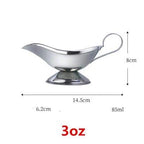 Shop 0 3 oz 304 Sauce Dripless Lip Salt Spice Gravy Boat Kitchen Restaurant steak Sauce Lip Stainless Steel Sauce Boat Sauce Storage Box Mademoiselle Home Decor