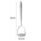 Shop 0 CN / Style 2 Home Manual Stainless Steel Potato Masher Pressed Pumpkin Ricer Smooth Mashed Crusher Fruit Vegetable Press Gold Kitchen Gadgets Mademoiselle Home Decor