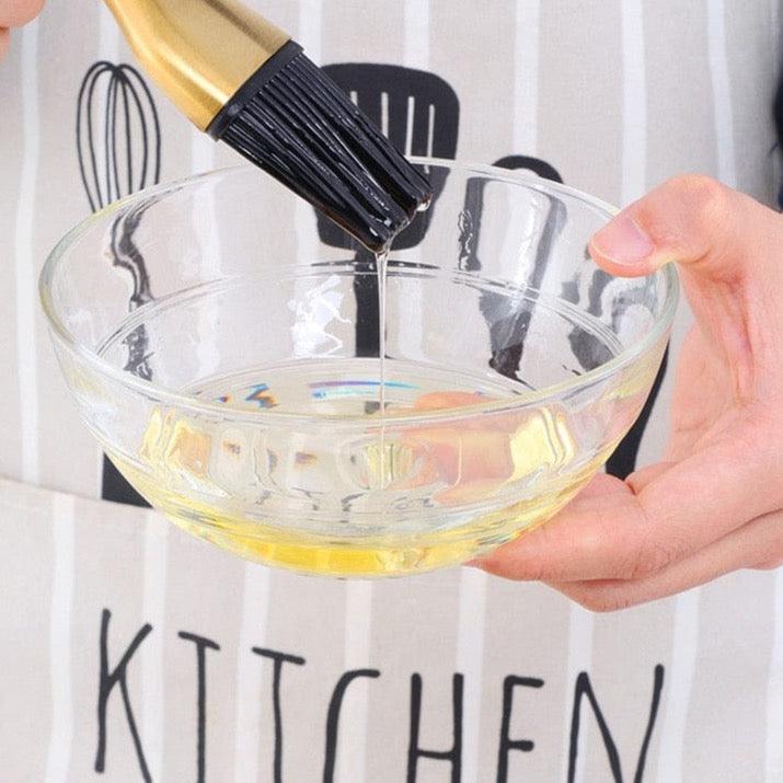 Shop 0 1 Pcs Oil Brushes Stainless Steel Silicone Kitchen BBQ Grilling Baking Cooking Brushes Barbecue Cooking Tools Mademoiselle Home Decor