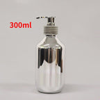 Shop 0 300ml Silver 500/300ml Silver Plating Soap Sanitizer Bottle Refillable Shampoo Shower Gel Soap Dispenser for Bathroom Kitchen Accessories Mademoiselle Home Decor