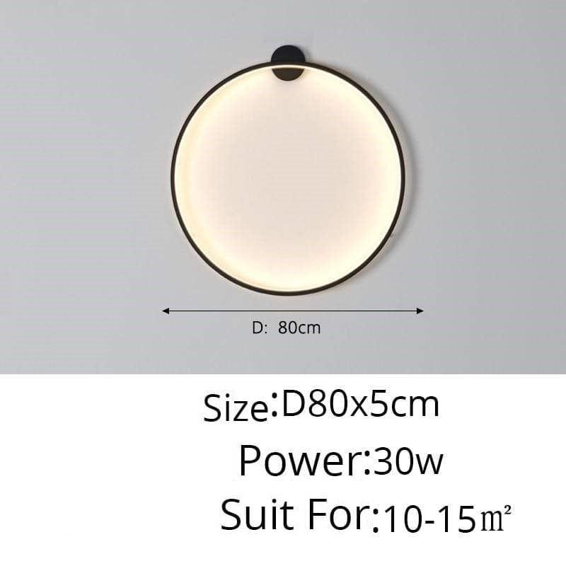 Shop 0 B Black 80cm / 3 Colors No Remote Farren Wall Lighting Mademoiselle Home Decor