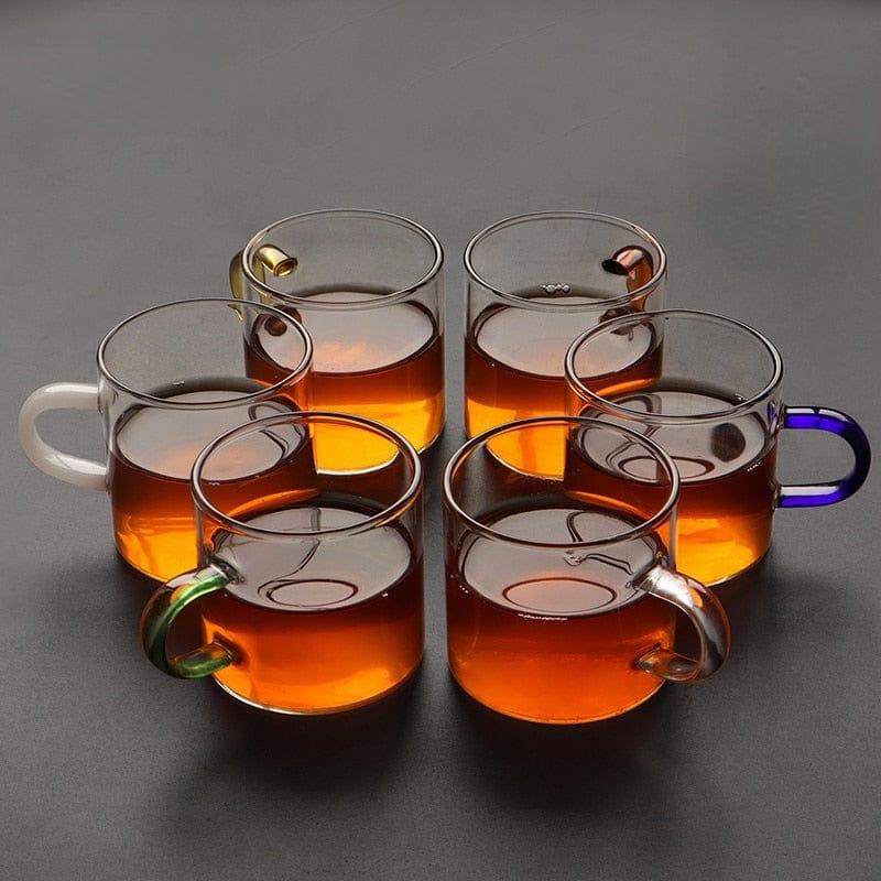 Shop 0 6 PCS random color Fiate Borosilicate Teapot Mademoiselle Home Decor