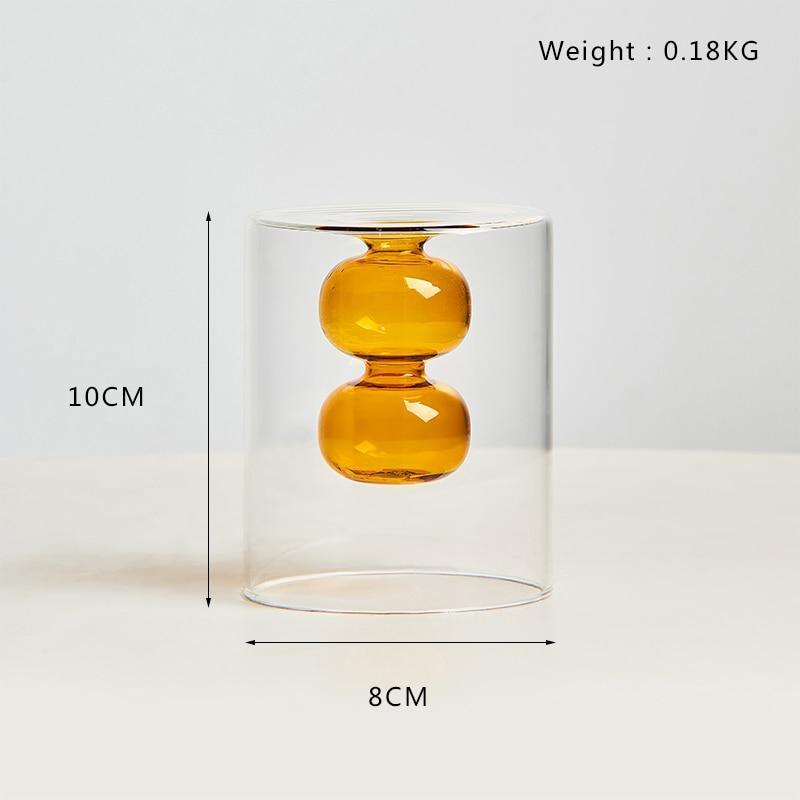 Shop 0 Orange Vase 10CM Flamenco Vases Mademoiselle Home Decor