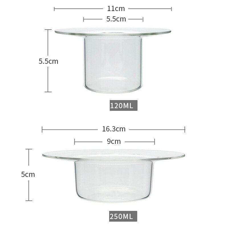 Shop 0 INS Nordic Style Yogurt Mousse Mug Cocktail Ice Cream Cup Set Dessert Small Glass Hot Drink Straw Hat Shape Glass Vase Mademoiselle Home Decor