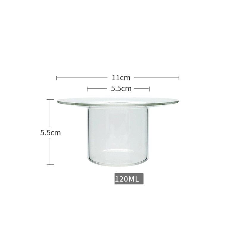 Shop 0 120ML INS Nordic Style Yogurt Mousse Mug Cocktail Ice Cream Cup Set Dessert Small Glass Hot Drink Straw Hat Shape Glass Vase Mademoiselle Home Decor