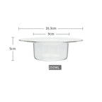 Shop 0 250ML INS Nordic Style Yogurt Mousse Mug Cocktail Ice Cream Cup Set Dessert Small Glass Hot Drink Straw Hat Shape Glass Vase Mademoiselle Home Decor