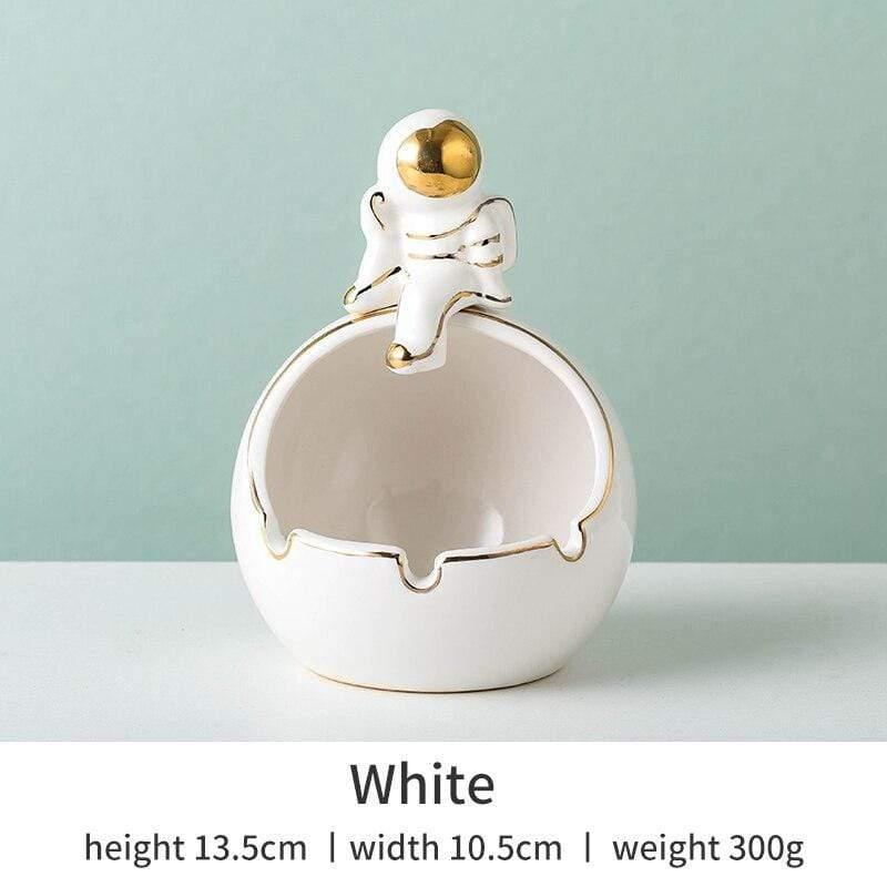 Shop 0 white Galia Ashtray Mademoiselle Home Decor