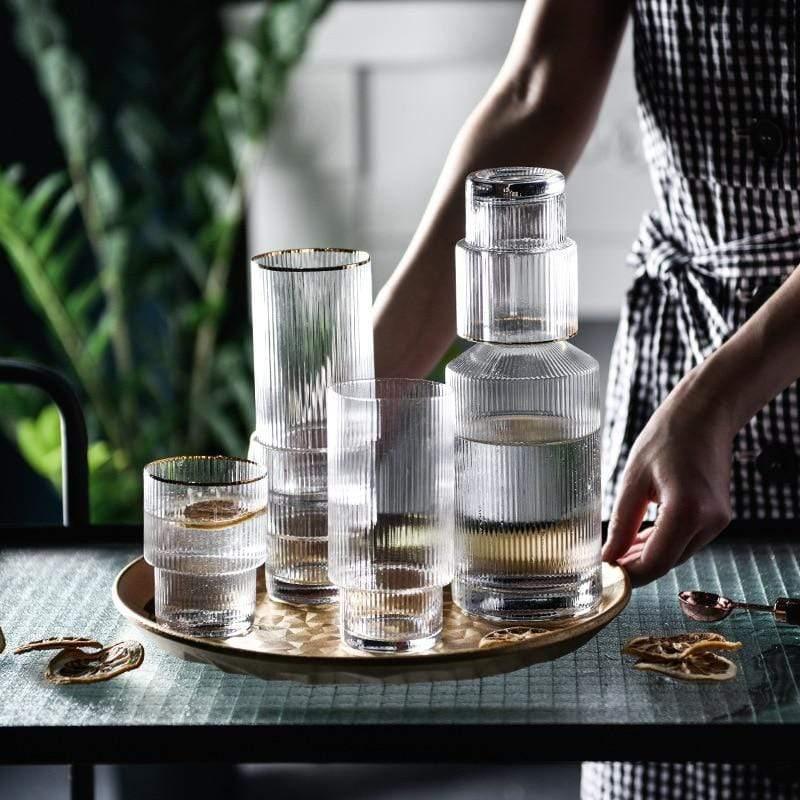 Shop 100003293 Galore Glass Jug Set Mademoiselle Home Decor