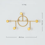 Shop 0 Round golden S Gereom Wall Hook Mademoiselle Home Decor
