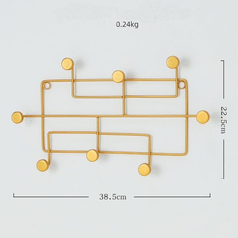 Shop 0 Square golden L Gereom Wall Hook Mademoiselle Home Decor